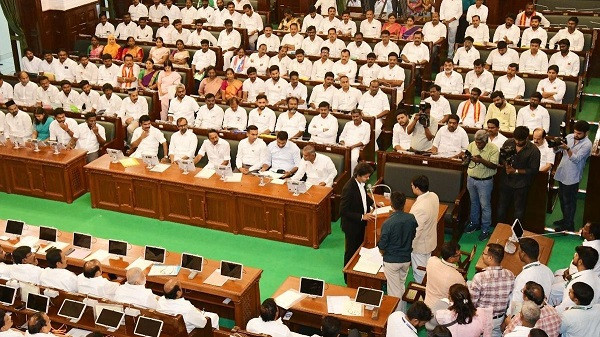 Tamil Nadu Chief Minister C. Joseph Vijay takes oath as a legislator in the Assembly in Chennai