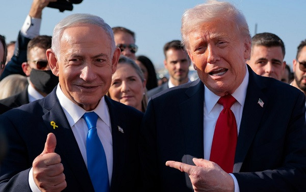 Donald Trump and Benjamin Netanyahu