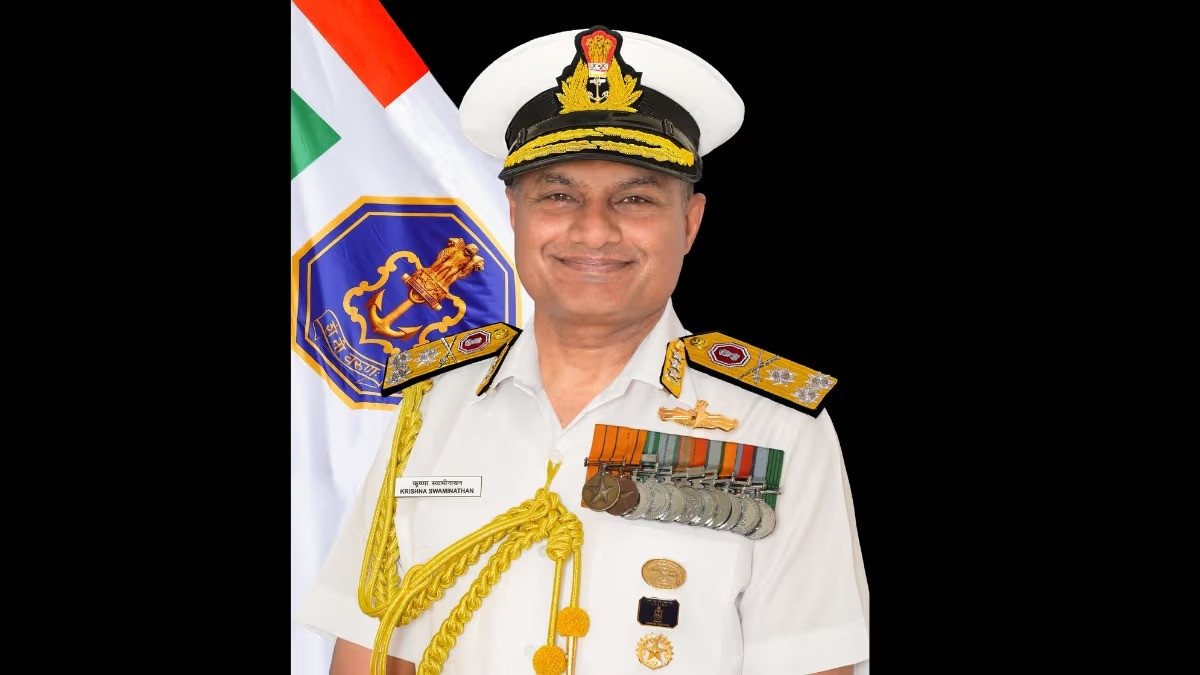 Vice Admiral Krishna Swaminathan appointed as New Navy Chief