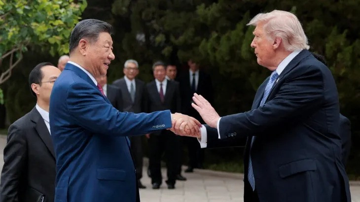 US president wraps up China visit