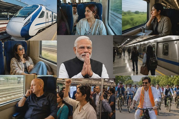 Celebs On Train Travel Trend
