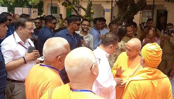 Chief Minister Suvendu Adhikari at Belur Math