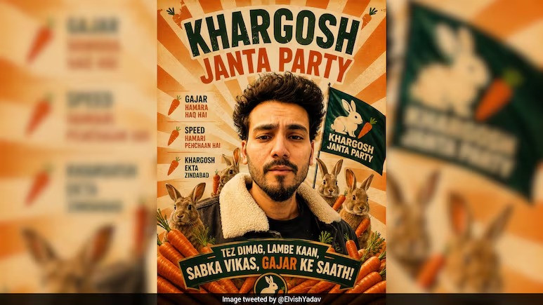 Elvish Yadav Unveils Rabbit-Themed 'Khargosh Janta Party