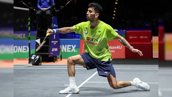Lakshya Sen in action