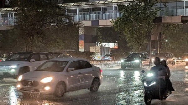Rain forecast across Delhi