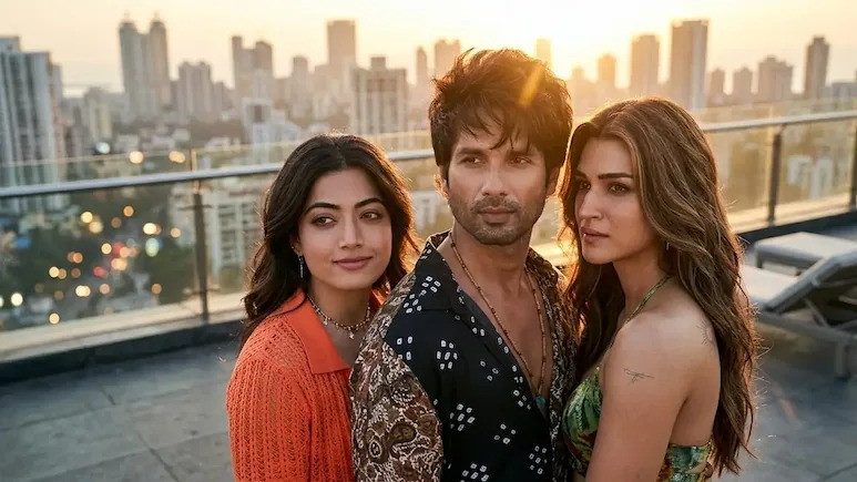 Shahid Kapoor, Kriti Sanon and Rashmika Mandanna