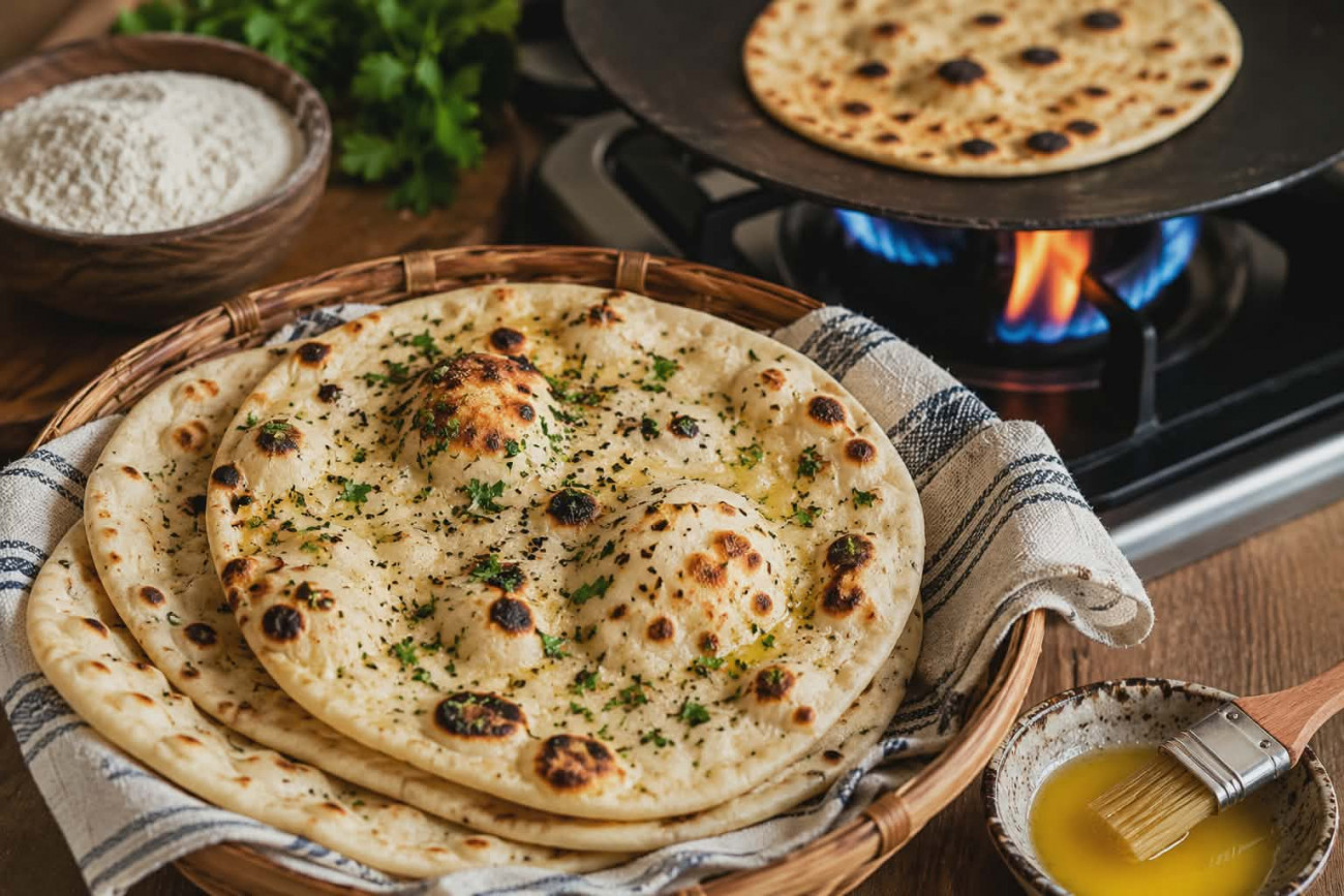 Homemade Tawa Tandoori Roti Recipe