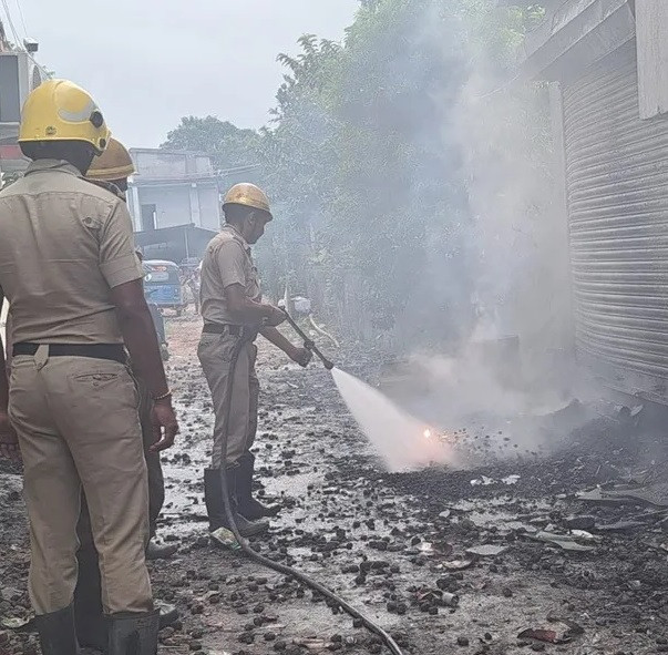 Blast in Barasat Police Camp