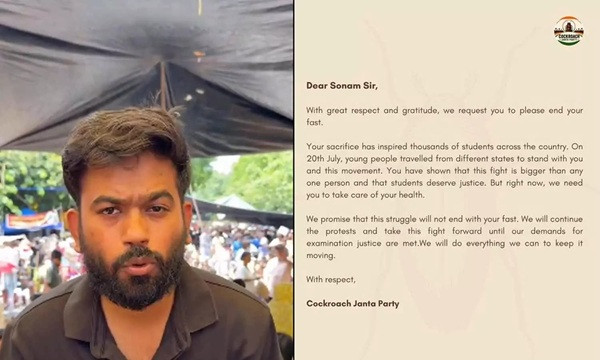 Abhijeet Dipke Requests Sonam Wangchuk To End His Hunger Strike