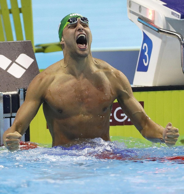 South African swimmer Chad le Clos