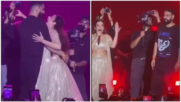 Jasmine Sandlas announces enagement to Shekhar Chaudhary at Delhi concert