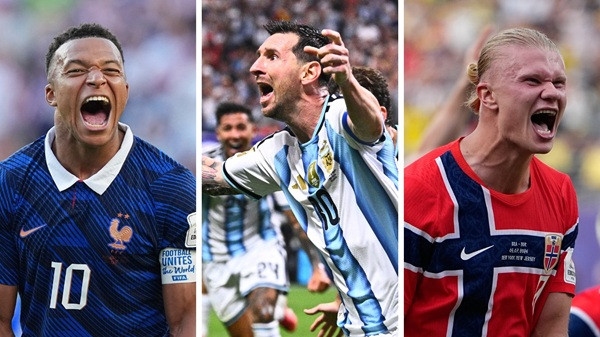 Kylian Mbappe's France, Lionel Messi's Argentina and Erling Haaland's Norway