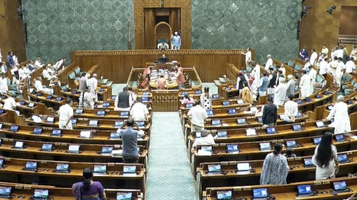 Lok Sabha, Rajya Sabha adjourned within minutes amid uproar