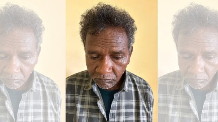 Misir Besra after his arrest