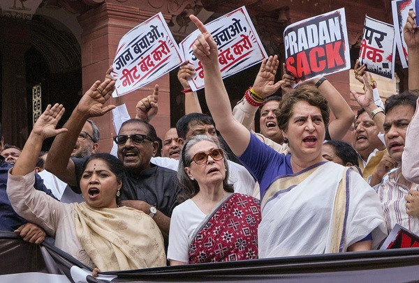 Parliament Opposition protest