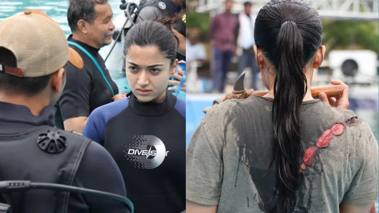 Rashmika Mandanna shoots for Mysaa