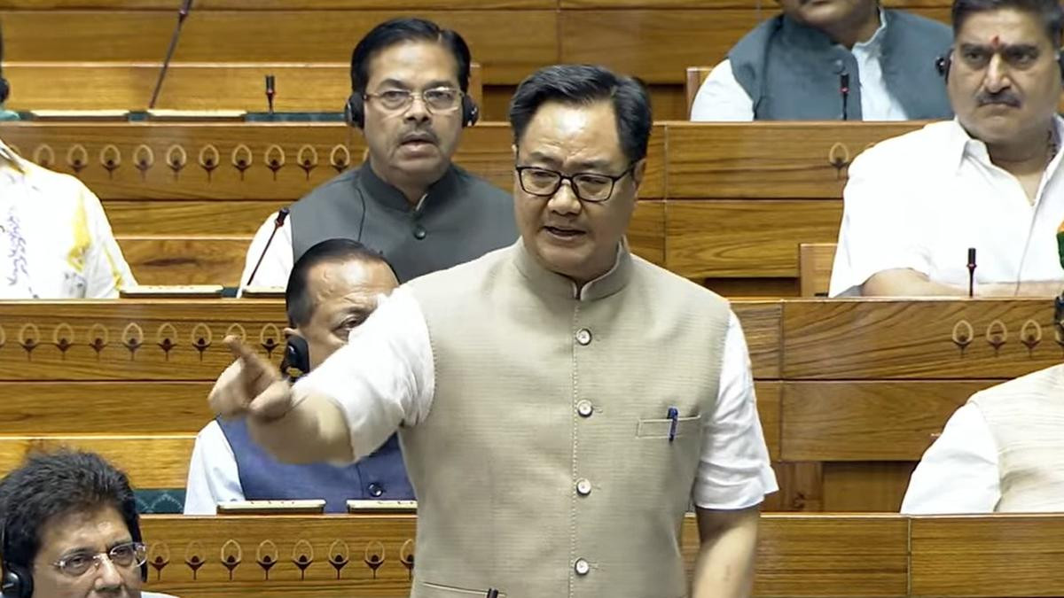 Union Minister Kiren Rijiju