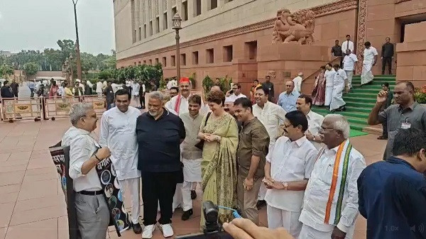 Visuals from inside the Parliament complex