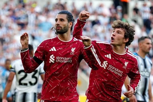 Dominik Szoboszlai rescued a point for Liverpool from the penalty spot