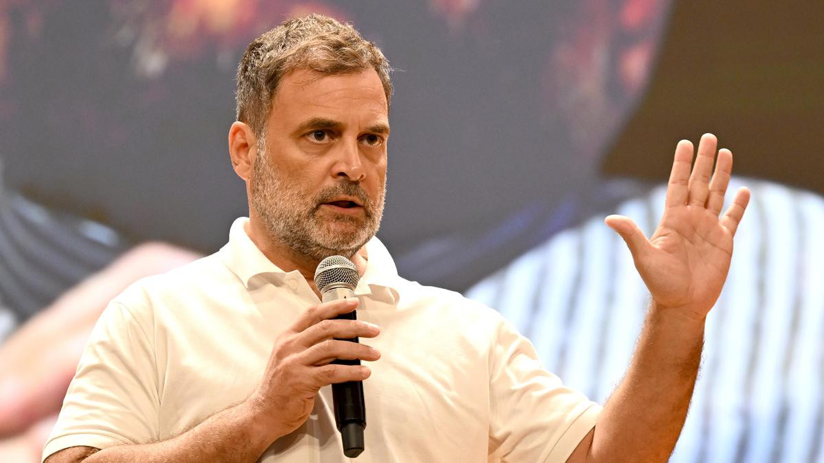 Leader of Opposition in the Lok Sabha Rahul Gandhi