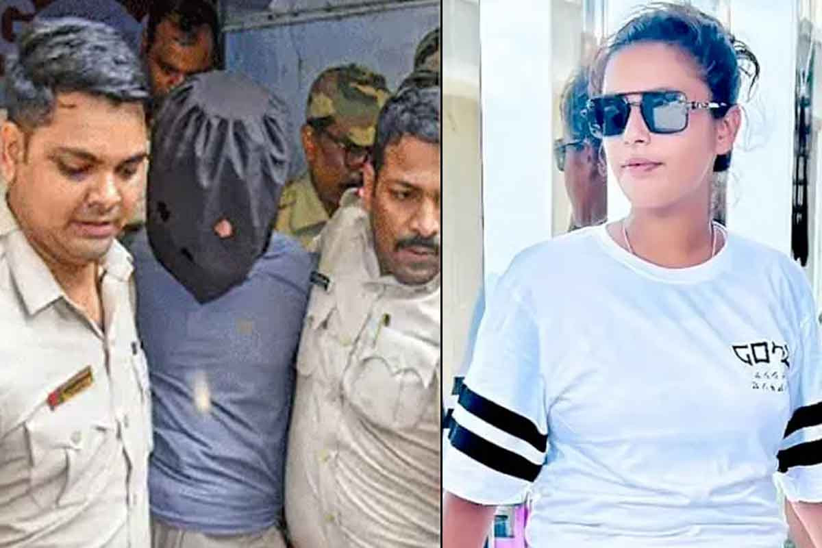 (Left) Militant Hamim Mondal and (right) Arpita Sarkar