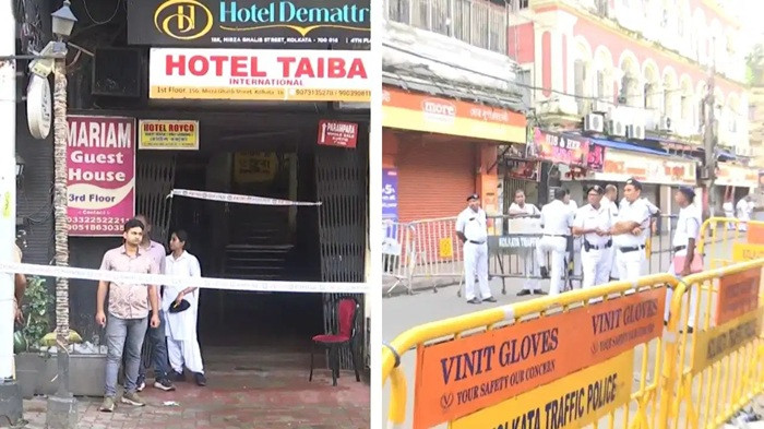 Mirza Ghalib Street Hotel Fire