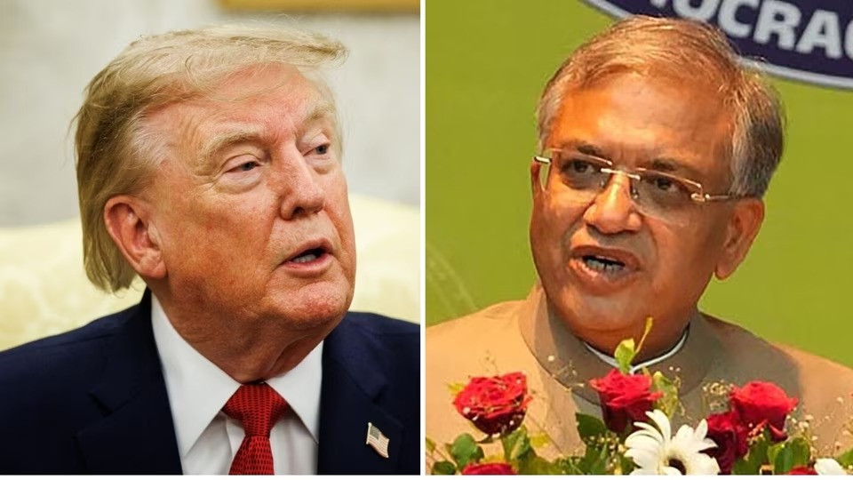 US President Donald Trump & CEC Gyanesh Kumar