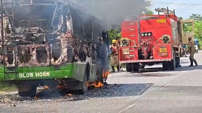 Hasimara bus fire