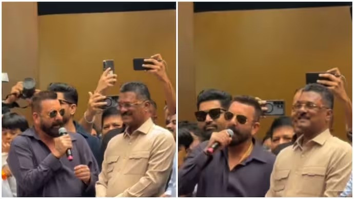 Actor Sanjay Dutt with Mahrashtra Transport Minister Pratap Sarnaik