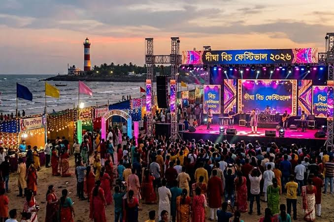 Beach festival in Digha for Durga Puja