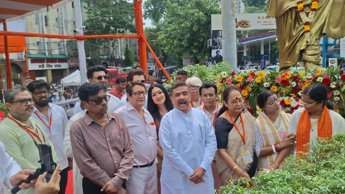 Chief Minister Suvendu Adhikari at the Tollygunge event