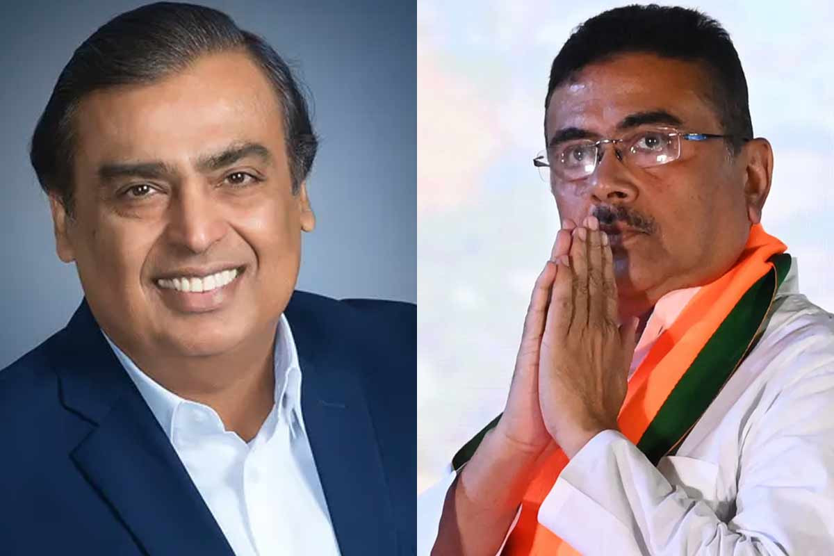 CM Suvendu Adhikari  Meet Mukesh Ambani