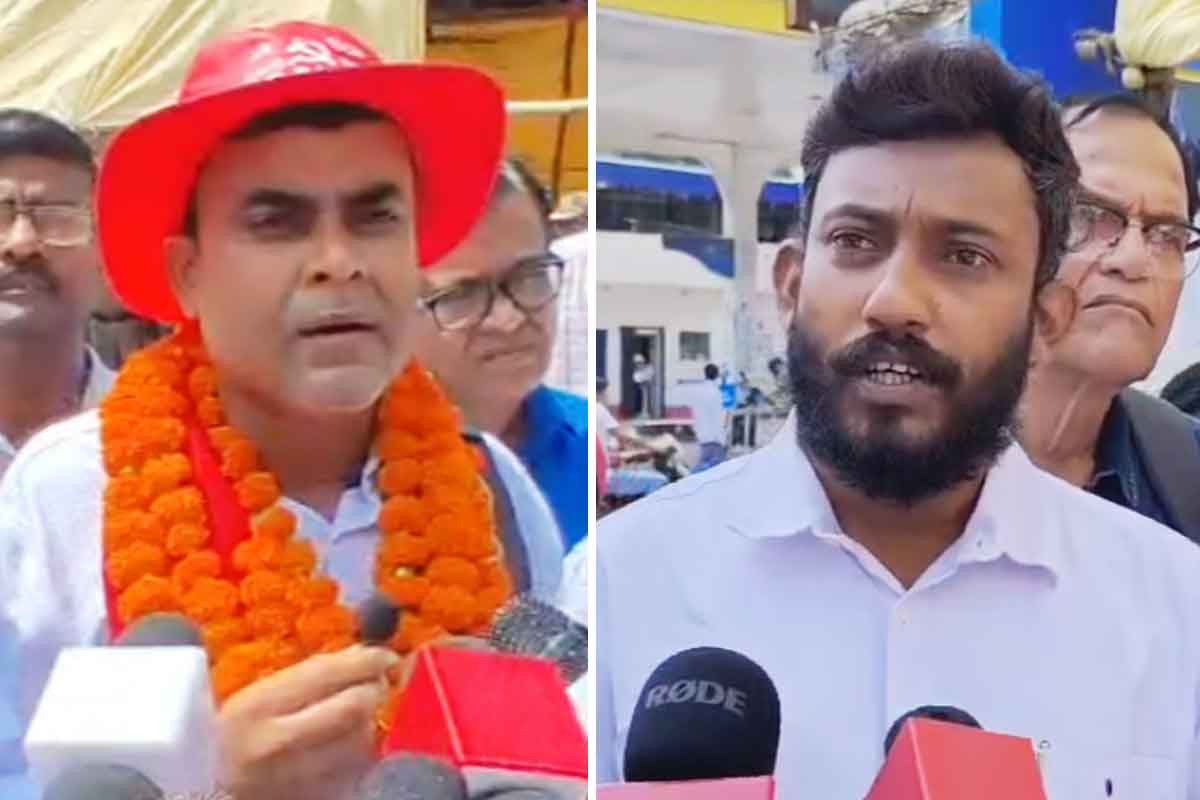 CPM and RSP candidates filed their nomination papers in Rejinagar