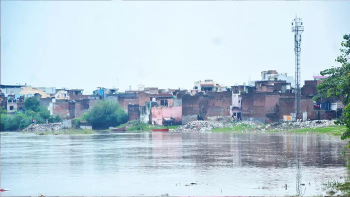 Flood situation near Ramganga River