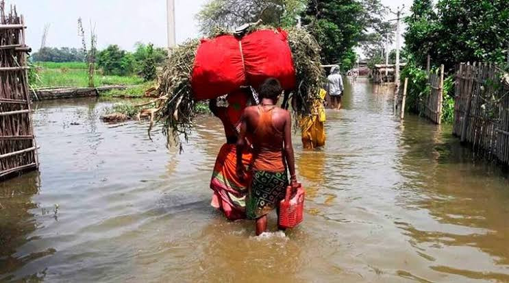Ganga Water Level Rises In Katihar