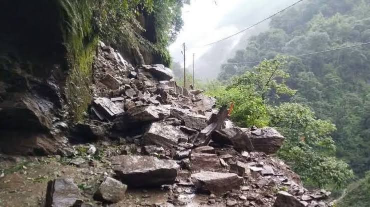 Heavy rain and landslides in Uttarakhand's Rudraprayag