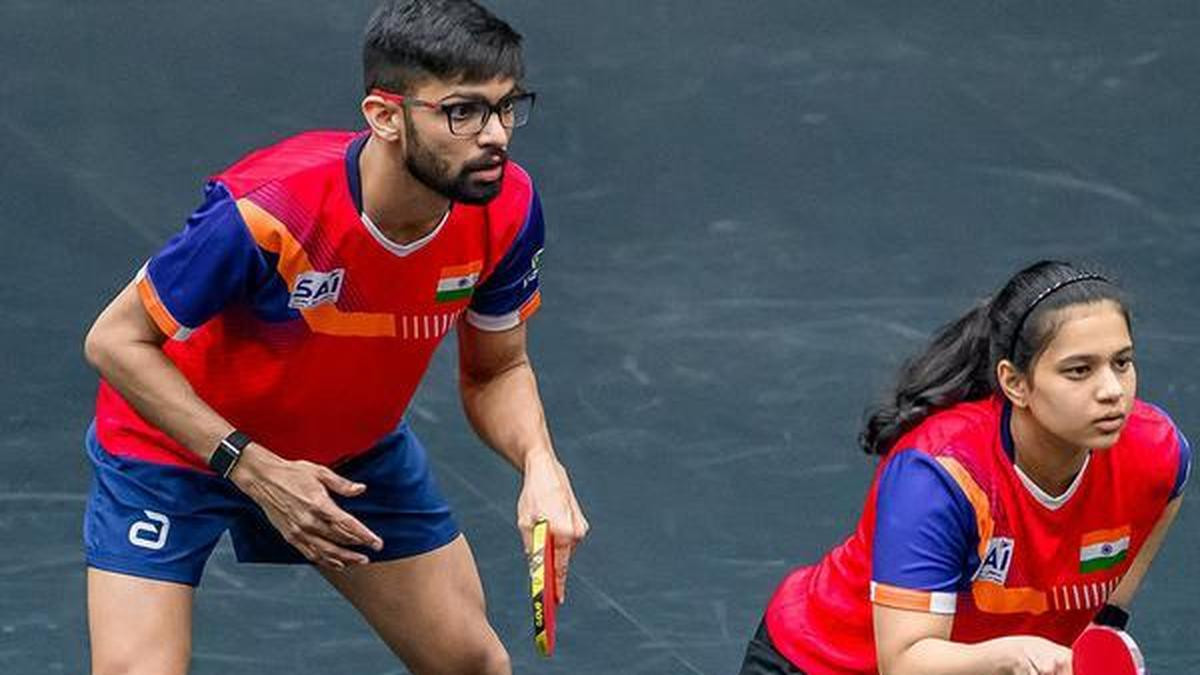 India’s Manush Shah (left) and Diya Chitale (right) lost to China in the semifinal on Friday