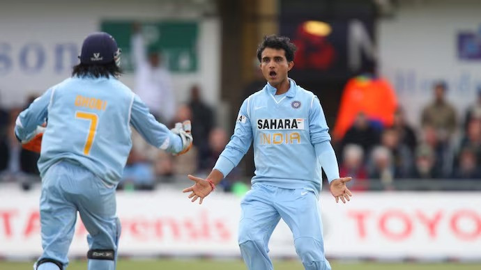 MS Dhoni made his debut under Sourav Ganguly's captaincy