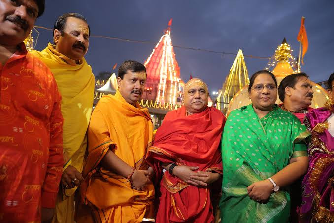 Nitin Nabin In Mahakal Mandir