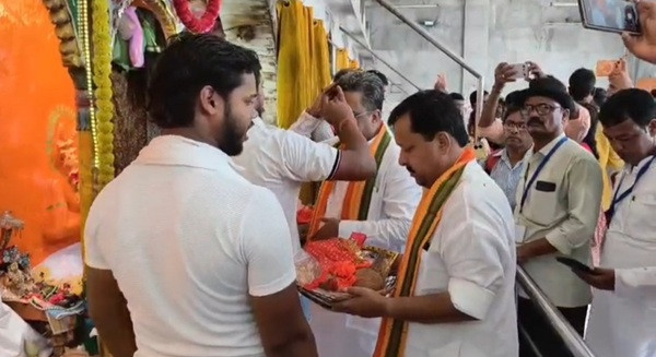 Nitin Nabin visits Gangasagar