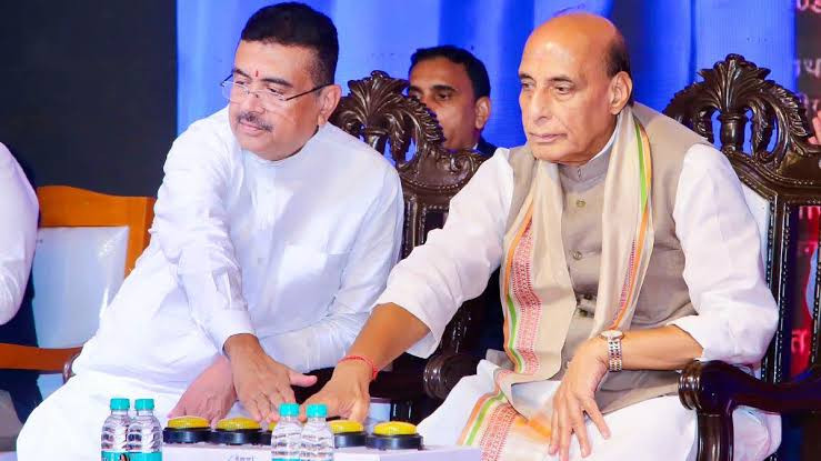 Rajnath Singh Praises CM Suvendu Adhikari