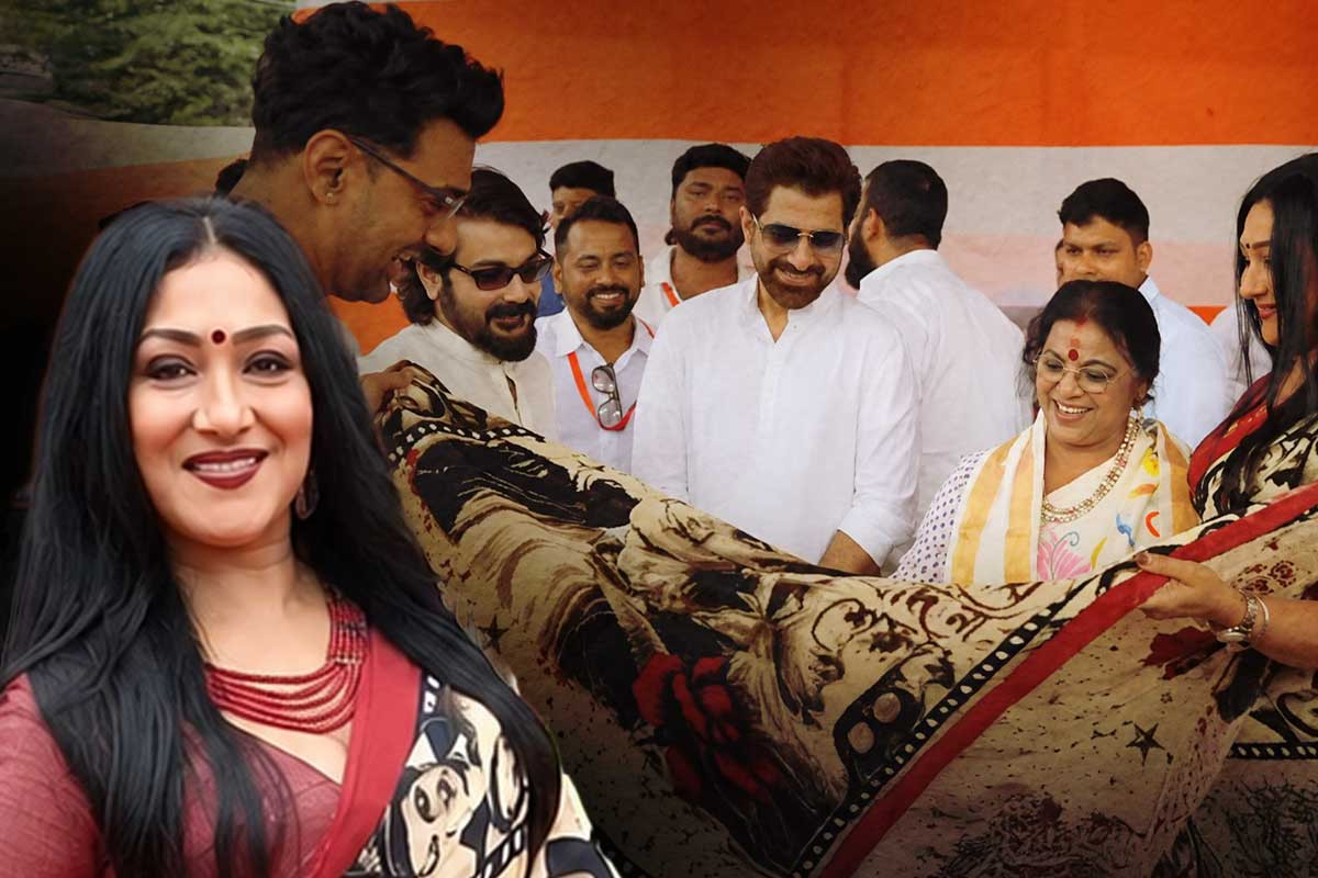 Rituparna Sengupta is wearing a special saree