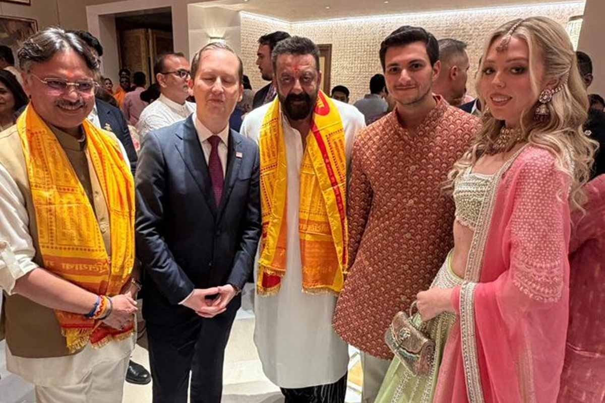 Sanjay Dutt meets Tiffany Trump, Michael Boulos at Ambani event