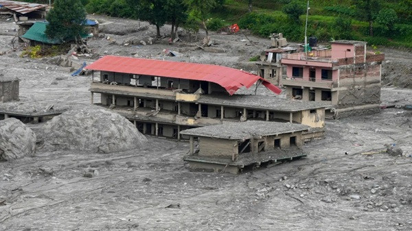 The earthquake struck in a town in Tibet near to the border with Nepal