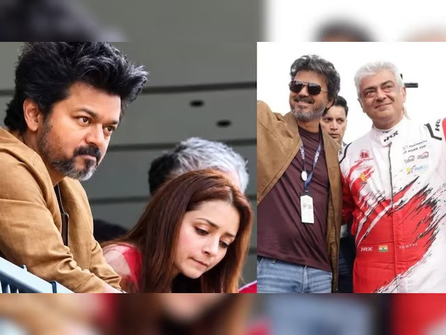 Vijay, Trisha, Ajith Kumar at Silverstone Circuit