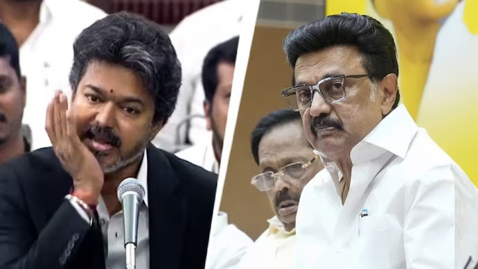 Vijay made a gesture that was interpreted as ridiculing MK Stalin’s appearance