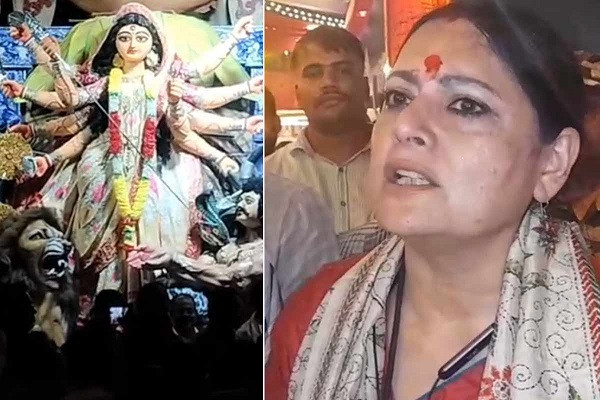 Agnimitra paul On Durga Puja