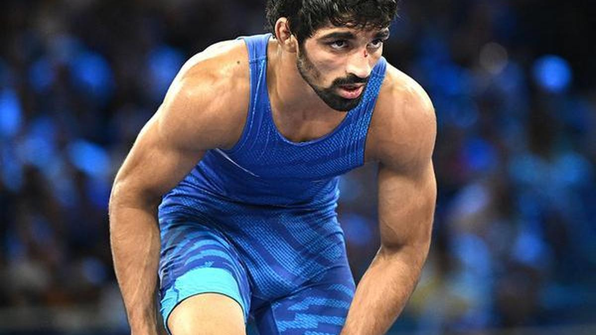 Aman won gold in the men’s 57kg freestyle wrestling event