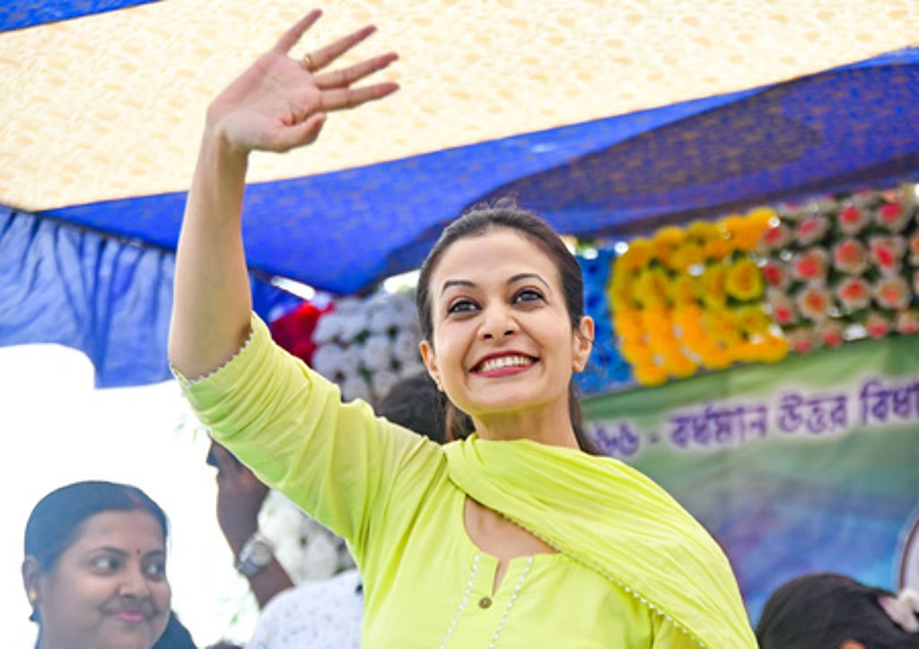 Bengali film actor Rukmini Mallick
