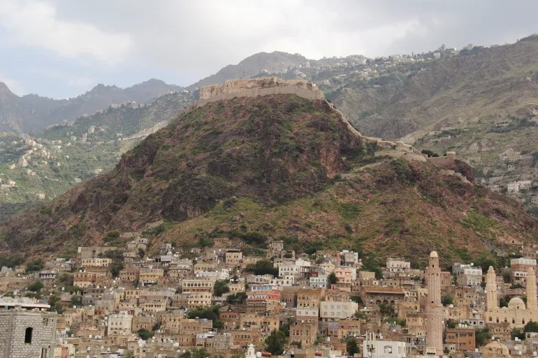 Buildings stand in the city of Taiz, Yemen, October 15, 2026
